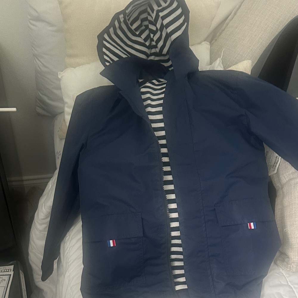 Navy Striped Hooded for kids